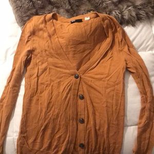 Classic BDG mustard cardigan